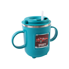 Kids Sporty Sipper Mug with Straw and Dual Handles Approx 300ml (1 Pc)