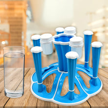 Miracle Plastic Glass Stand for Kitchen & Dining (6-Glass, Spices, Moq - 2 Pc)